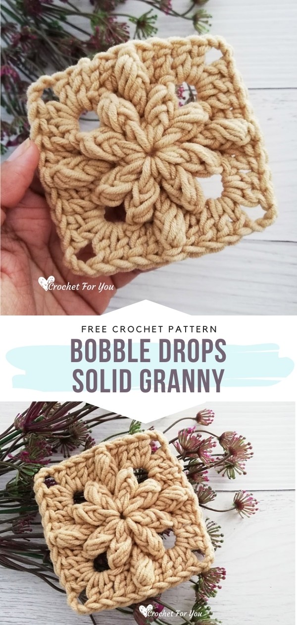 Solid Granny Square - Crochet Tutorial - Sweet Bee Crochet