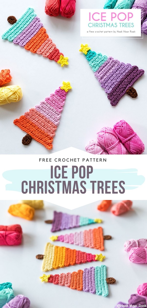 Colorful Christmas Trees