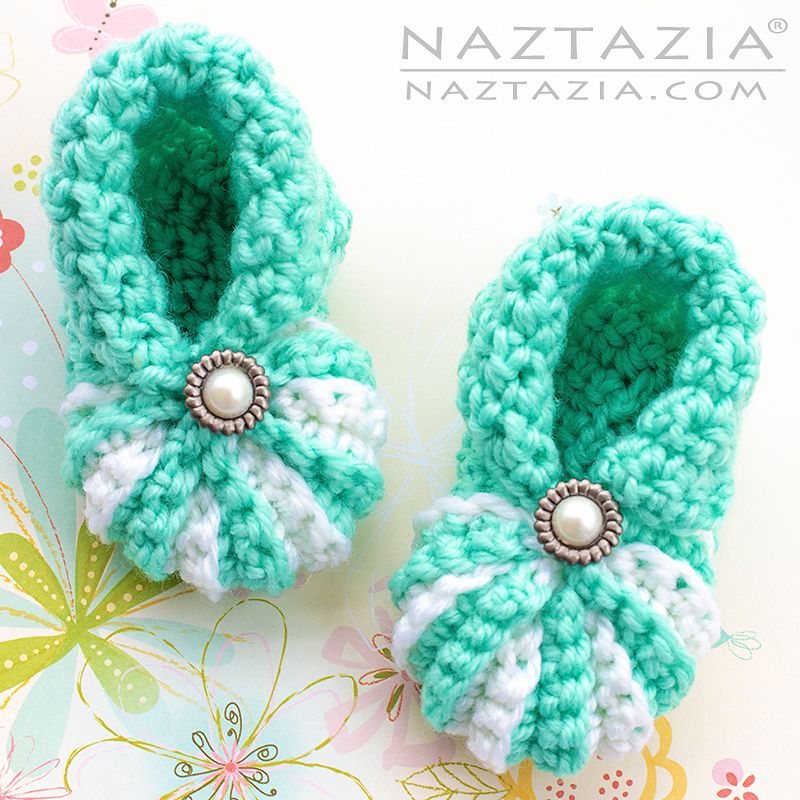 Easy Baby Booties Free Crochet Pattern