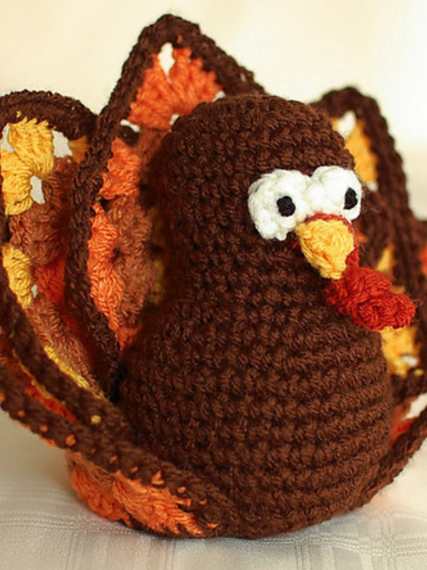 Thanksgiving Turkey Amigurumi Free Crochet Pattern