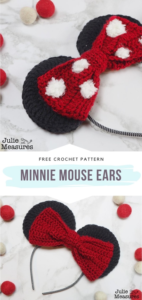 Crochet Minnie Mouse Ears