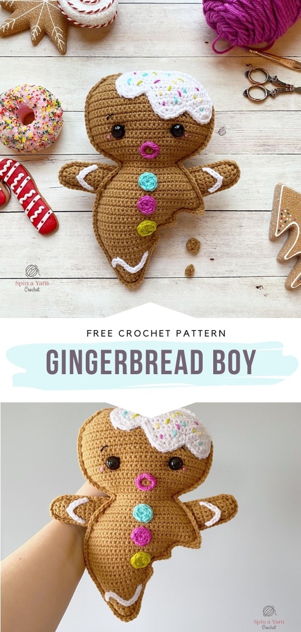 Crochet Gingerbread Toy