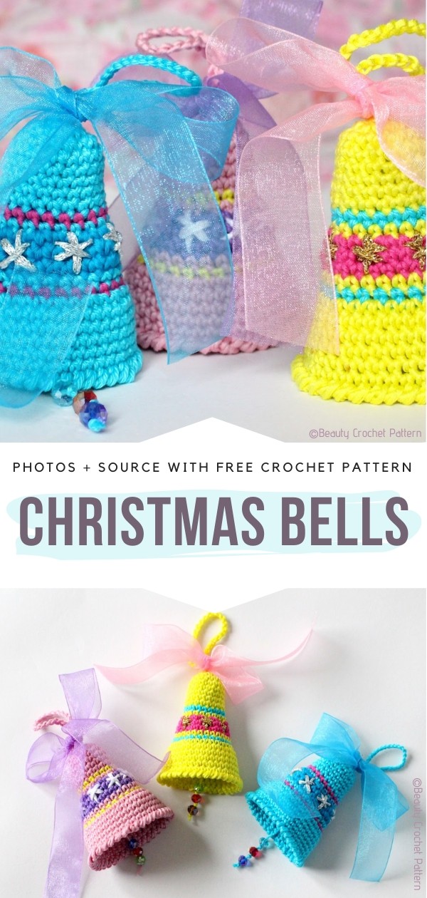Crochet Christmas Bells