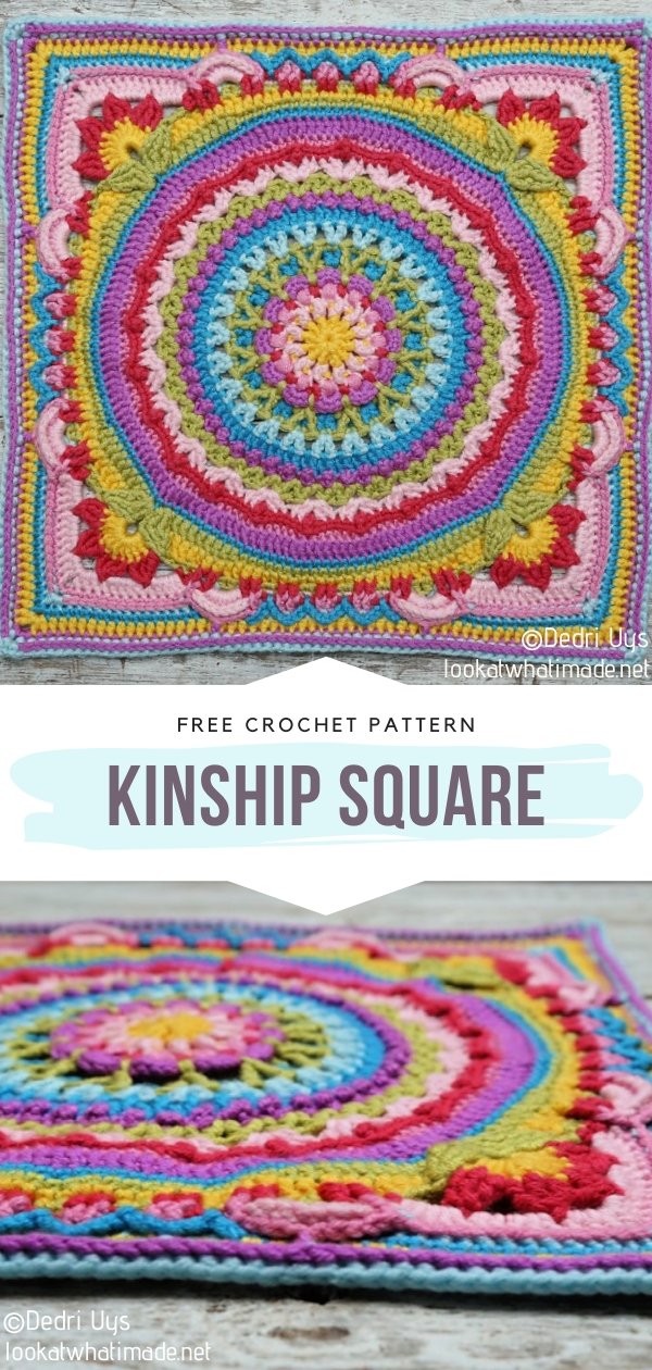 Colorful Crochet Square