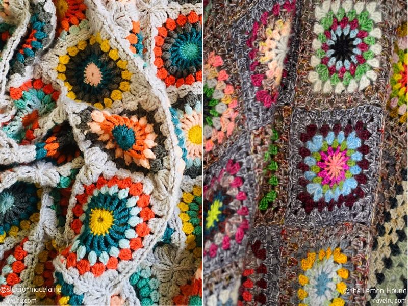 wildflower crochet bag