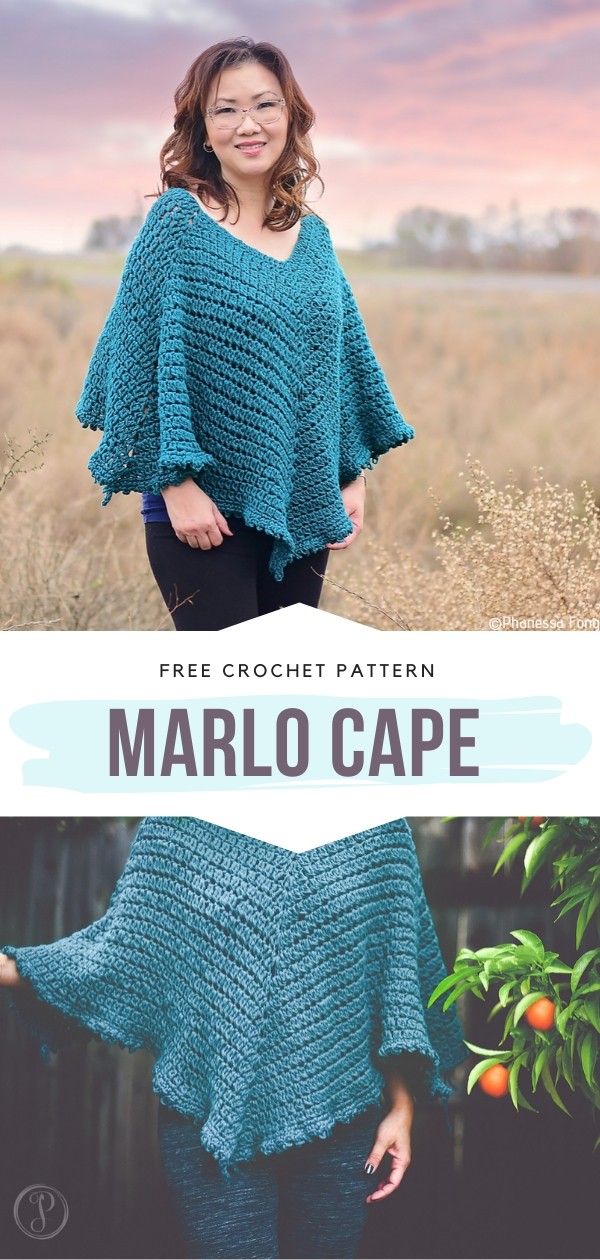 Fantastic Crochet Hooded Shawl Ideas  Crochet cape pattern, Crochet,  Crochet poncho free pattern