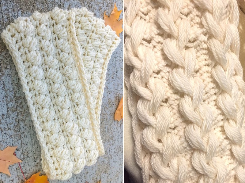 hairpin lace infinity scarf pattern