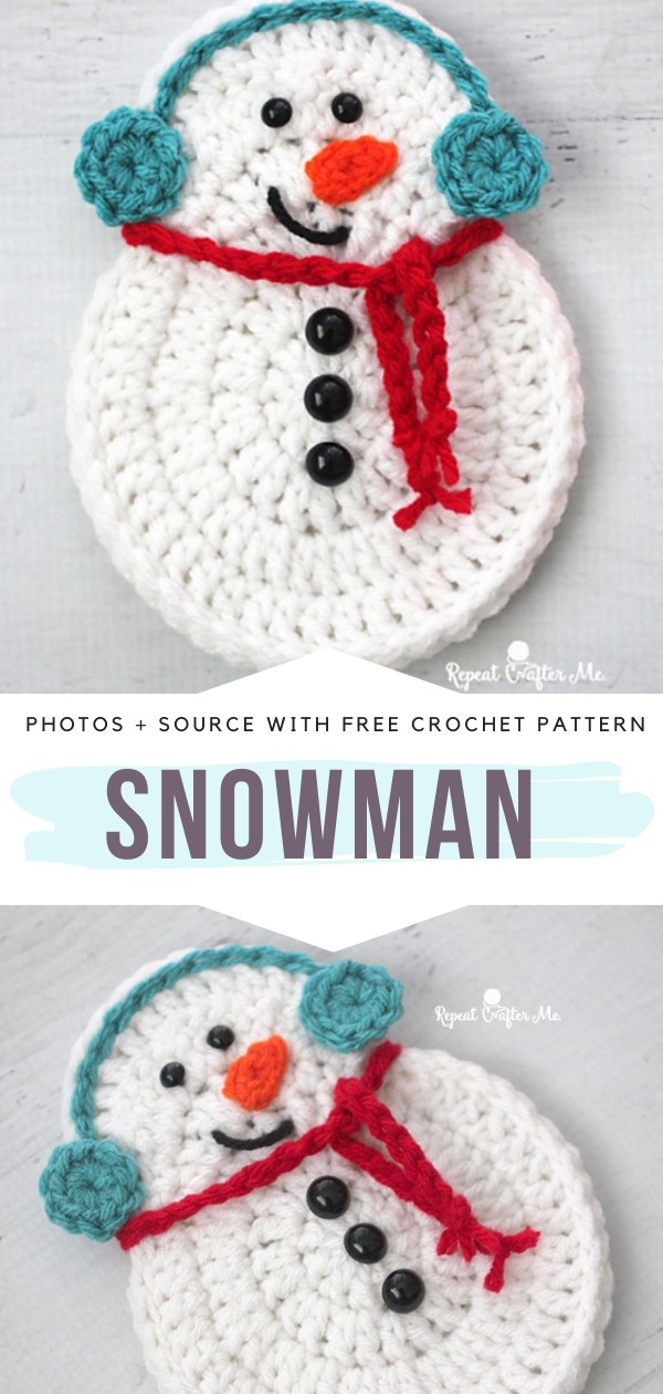 Adorable Christmas Coasters Free Crochet Patterns