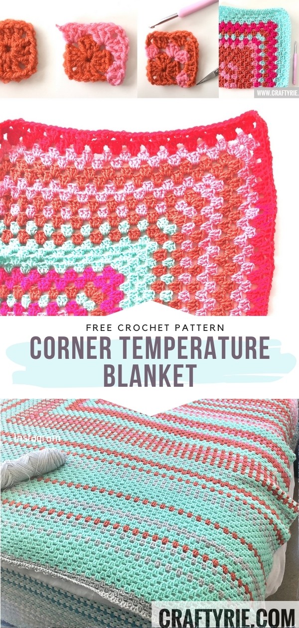 Corner Temperature Blanket
