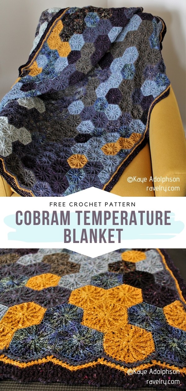 crochet temperature blanket