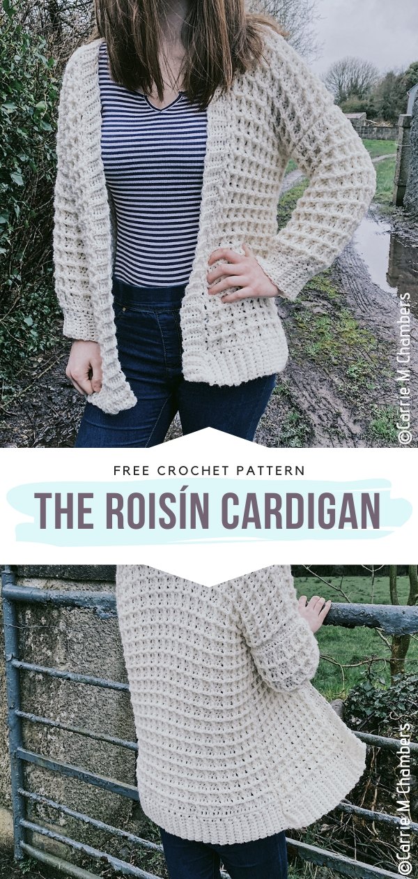 watson waffle cardigan