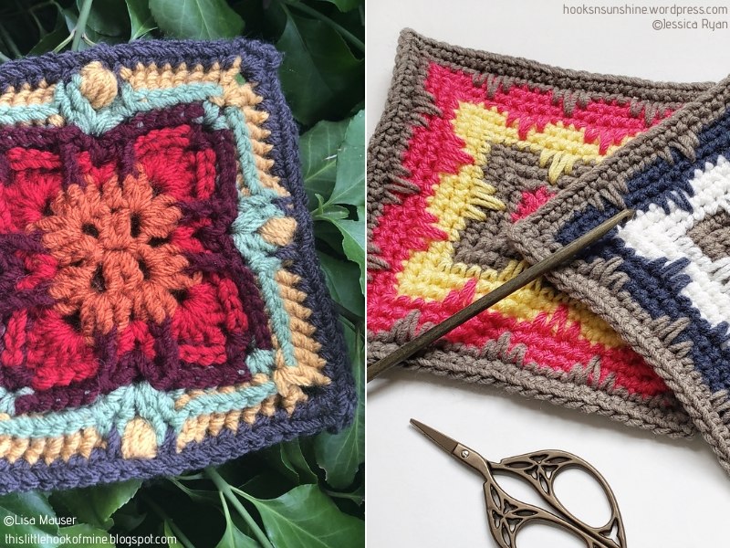 Art Deco Squares Free Crochet Patterns
