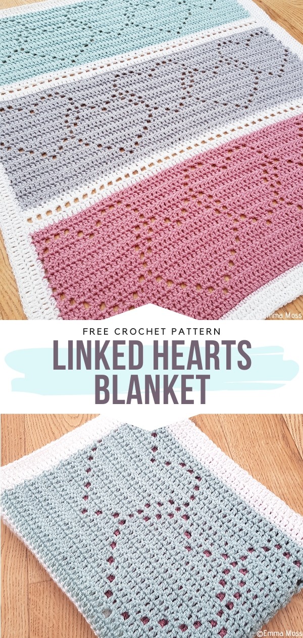 Crochet Heart Stitch Blanket