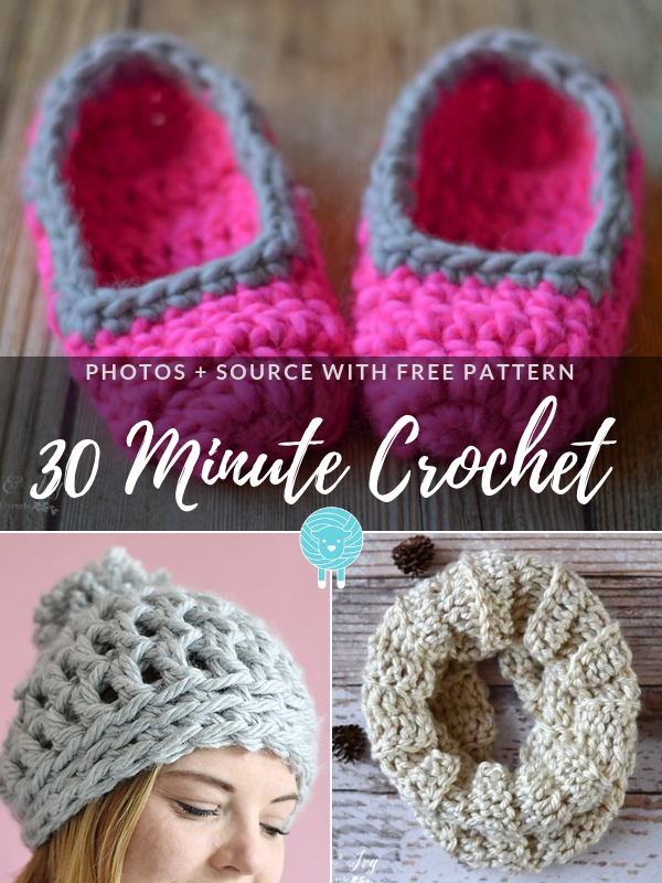 30 Minute Crochet Free Patterns
