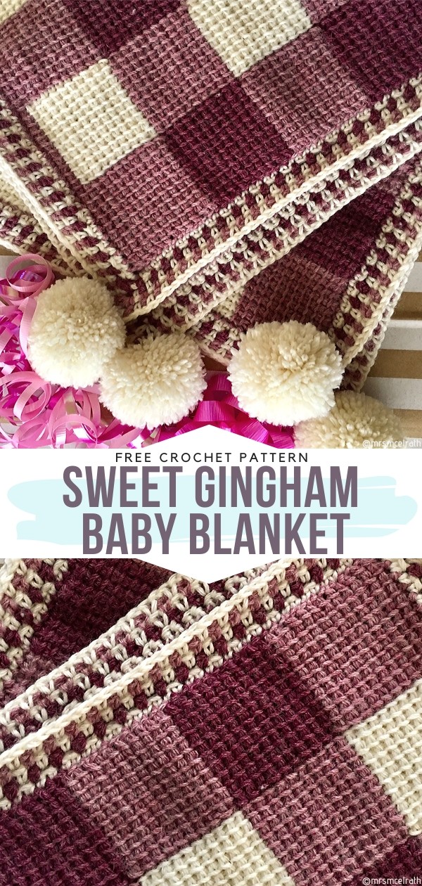 Gingham Baby Blanket