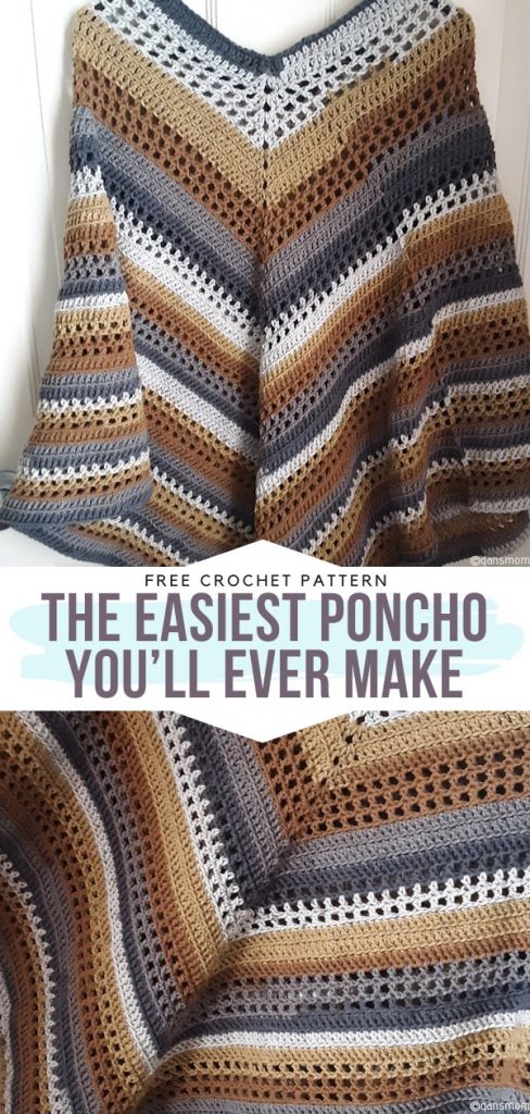 Beginner-friendly Ponchos With Free Crochet Patterns