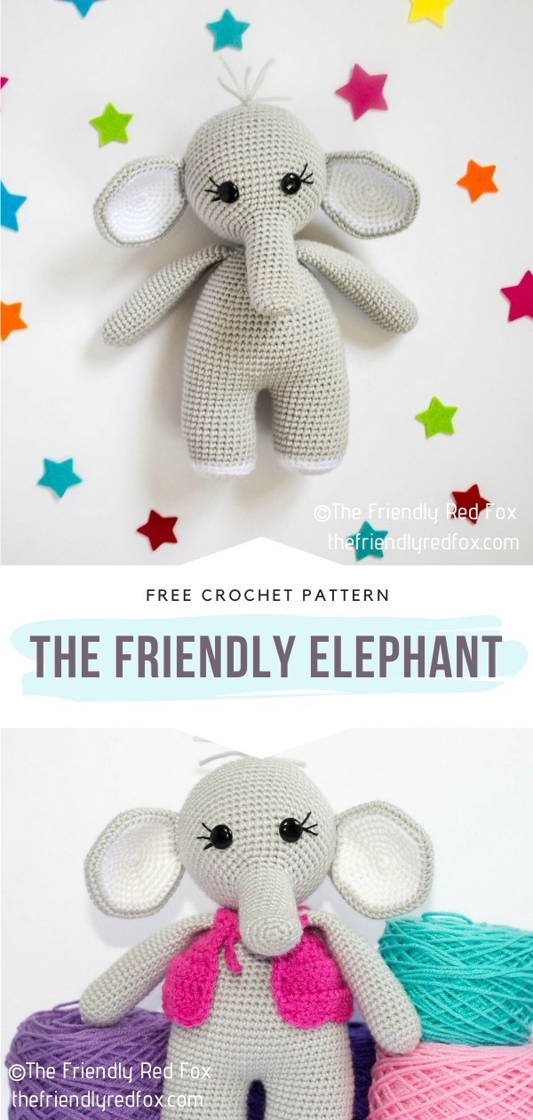 Esther the Elephant Free Amigurumi Pattern