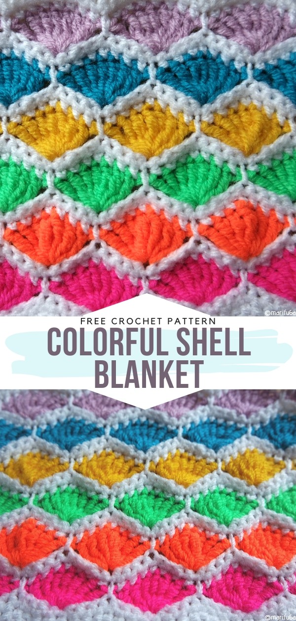 crochet-shell-blankets-free-patterns