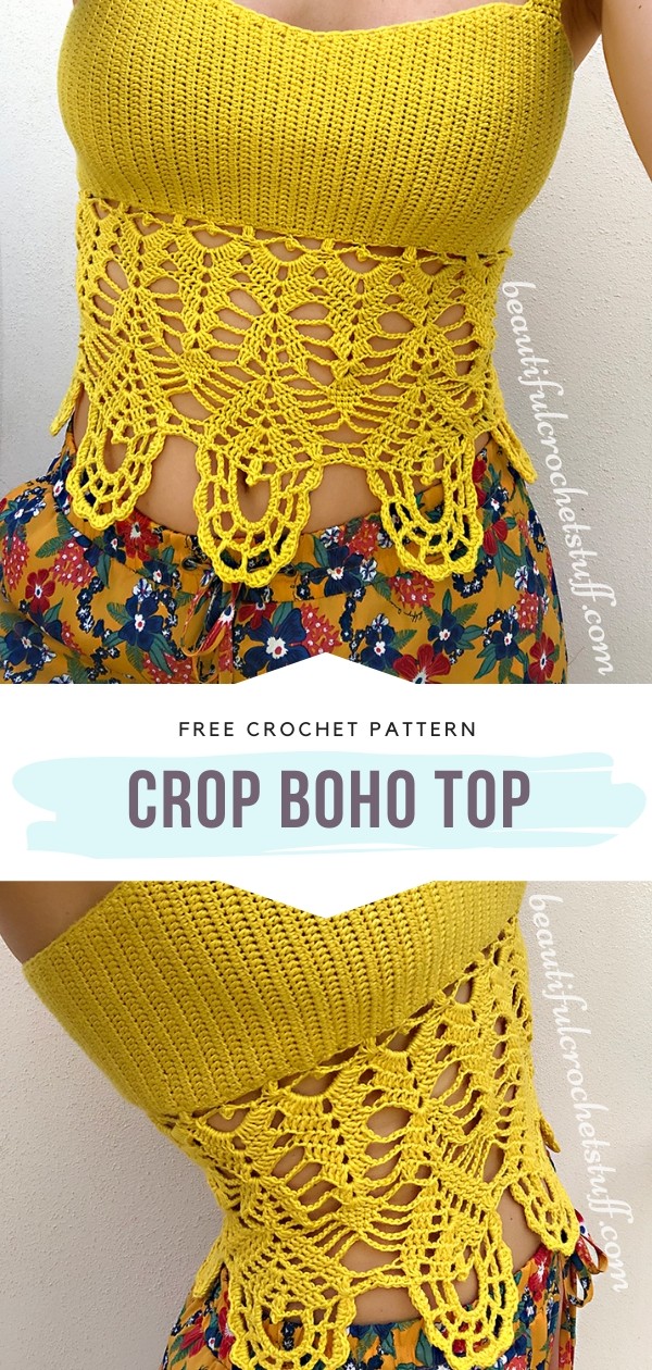 bohemian crochet top