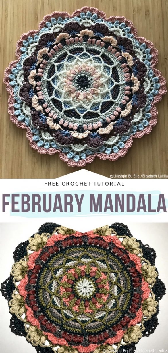 Wildflower Mandalas Free Crochet Patterns