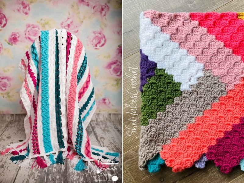 ZigZag Stitch Crochet Blankets Free Patterns