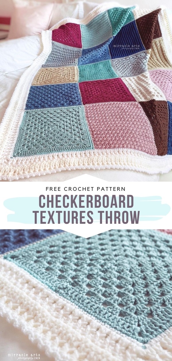 7+ Crochet Patchwork Blankets - Free Patterns