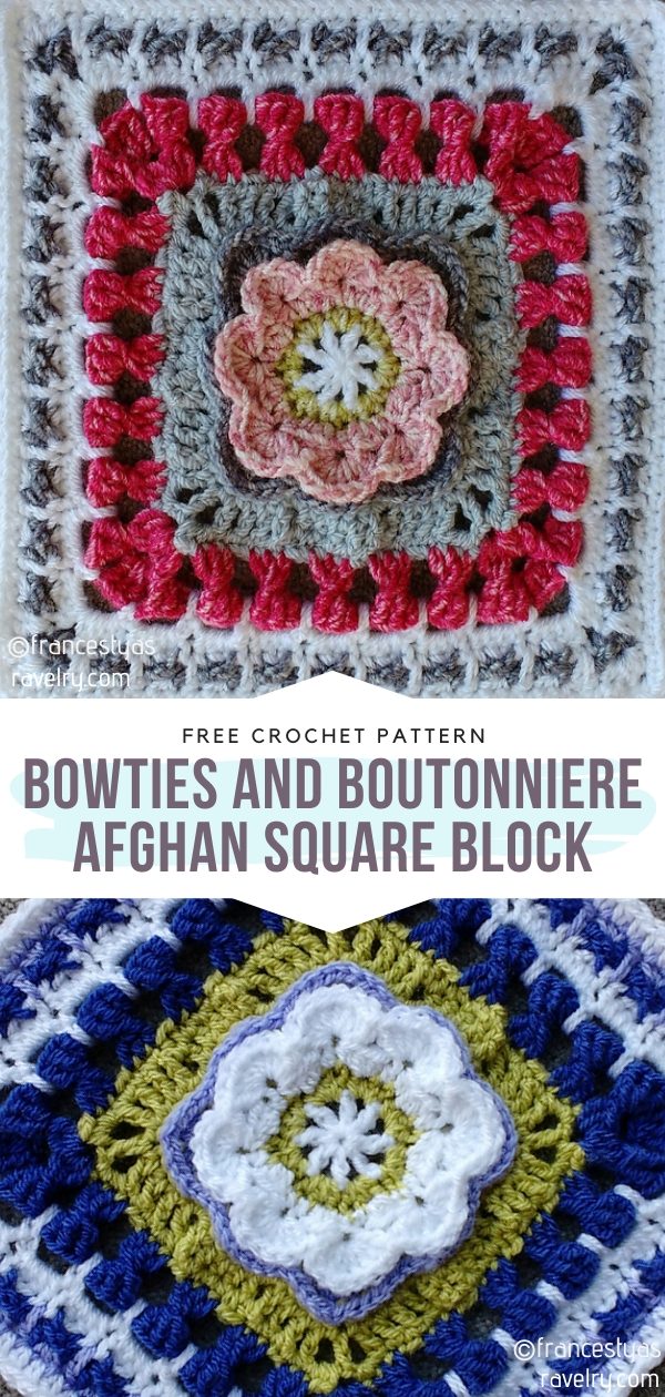 Afghan Square Crochet Block