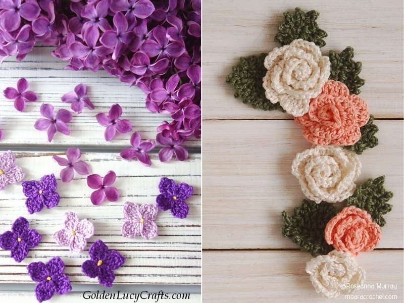 Absolutely Beautiful Crochet Flowers With Free Patterns