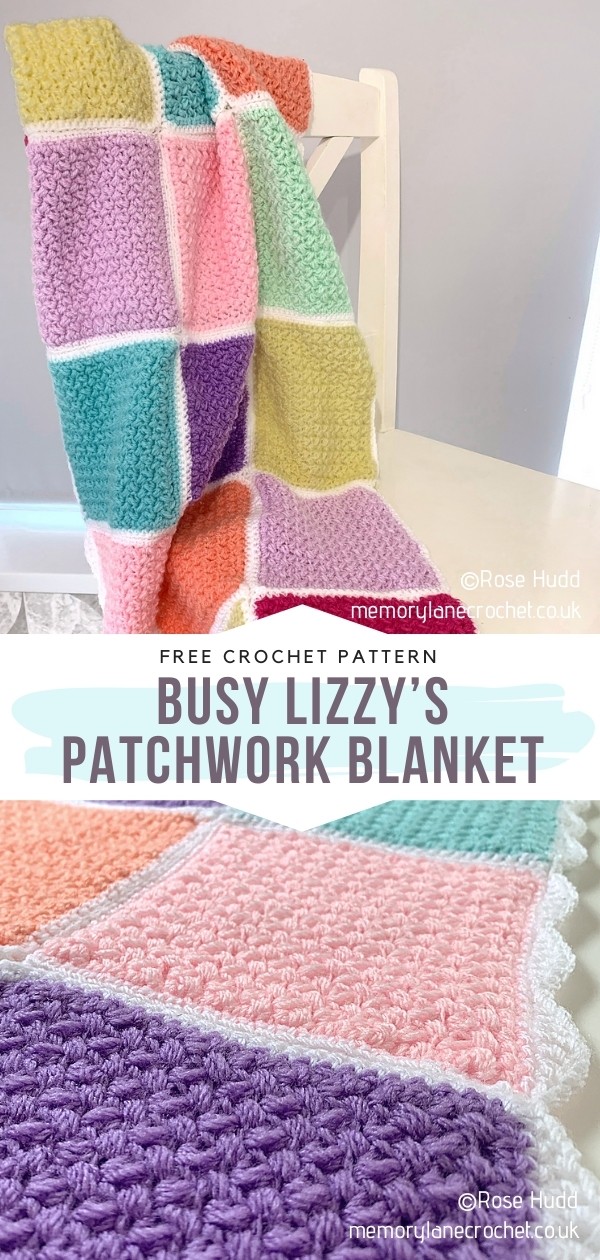 Crochet blanket patchwork hot sale