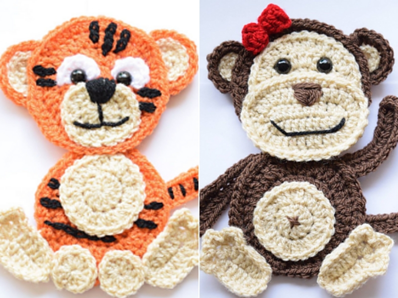 Crochet Animal Applique Pattern Free Amelia s Crochet