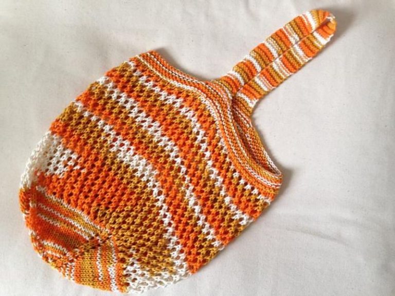 Easy Knitted Grocery Bags Free Patterns