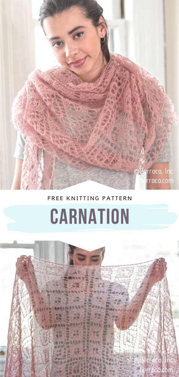 Lacy Knitted Shawl