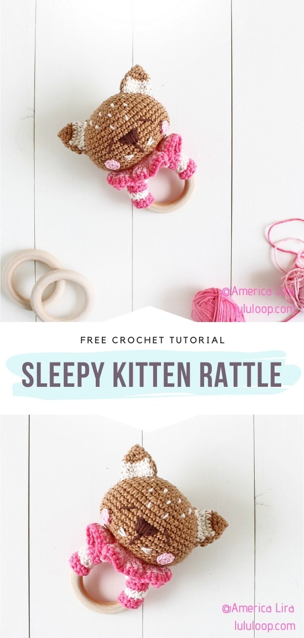 Animal-Themed Baby Rattles with Free Crochet Patterns