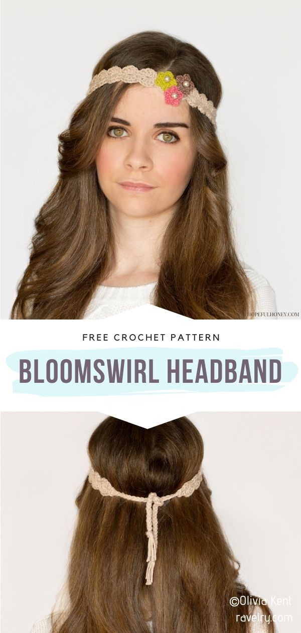 Crocchet Floral Headband