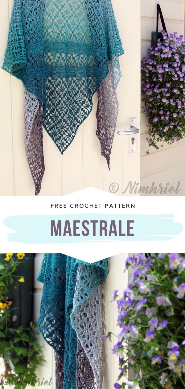 Beautiful Airy Shawls - Free Crochet Patterns