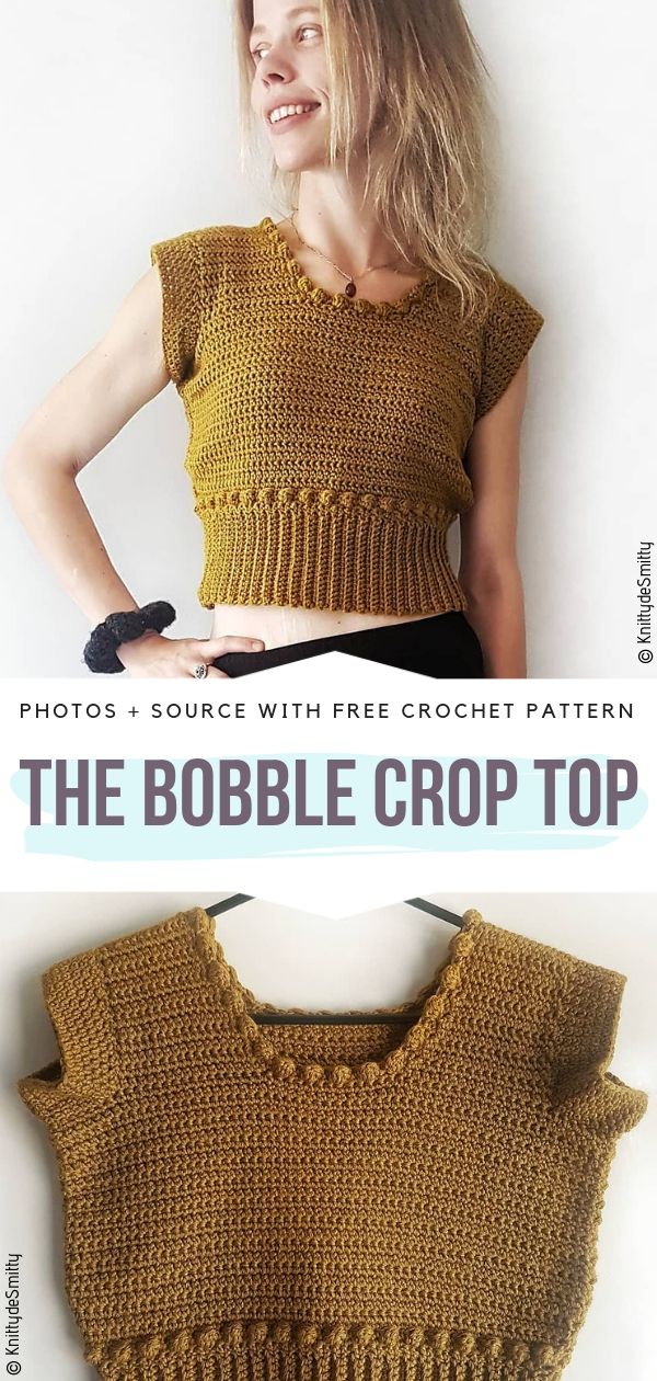 Crop Tops Archives - Crochet with Carrie