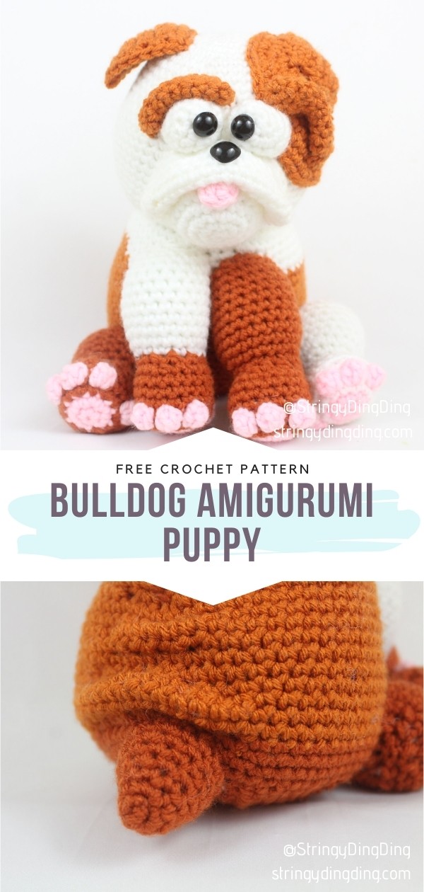 Bulldog Amigurumi 