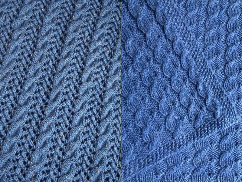 Cable Knitted Baby Blankets Free Patterns