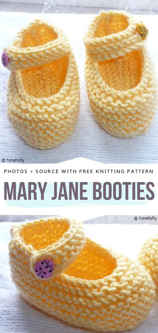 Charming Knitted Baby Booties with Free 