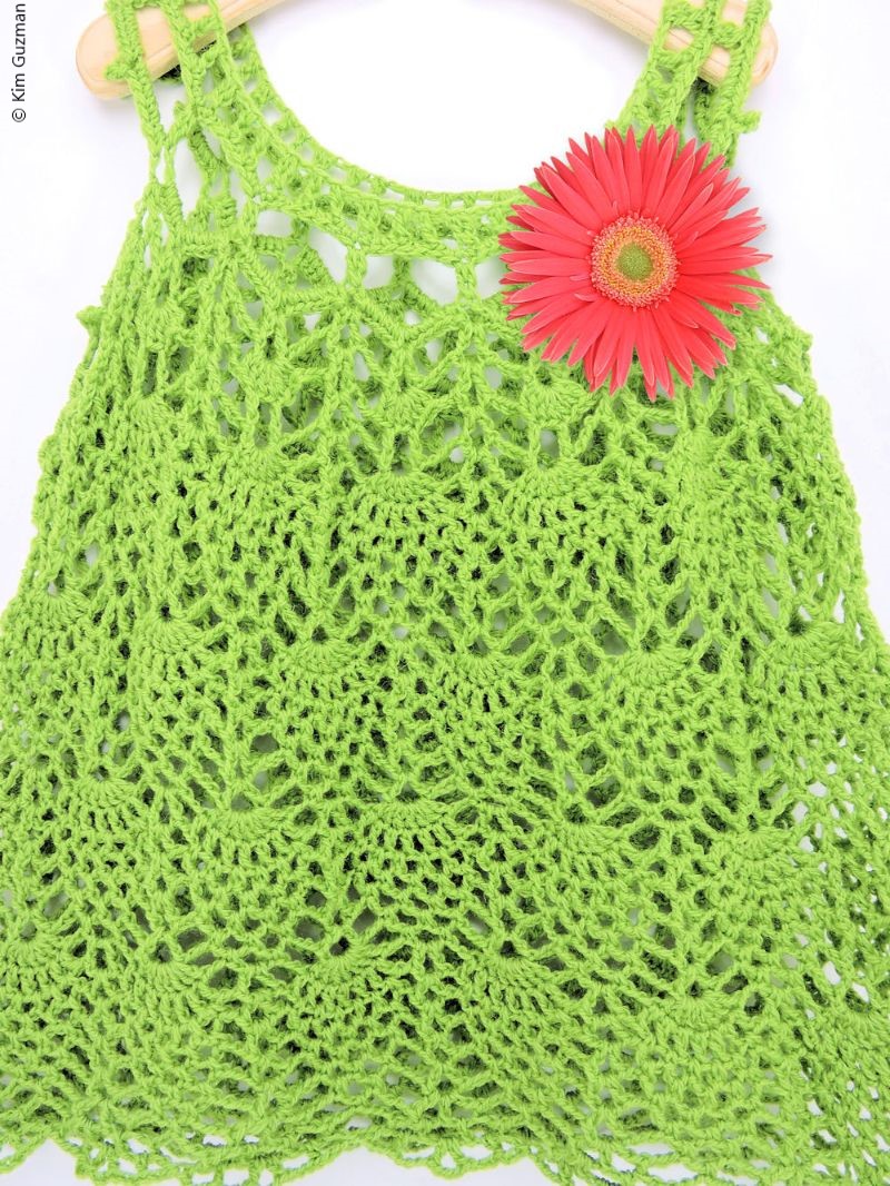 Pineapple Crochet Baby Dress