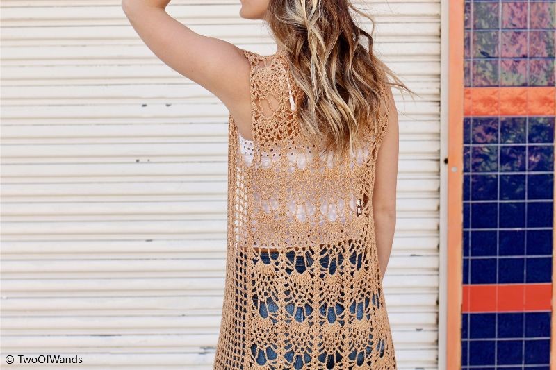 Lace Crochet Vest 