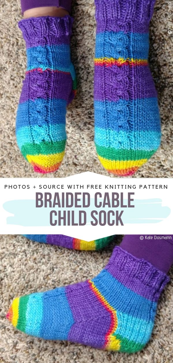 Children`s Knitted Socks Free Patterns