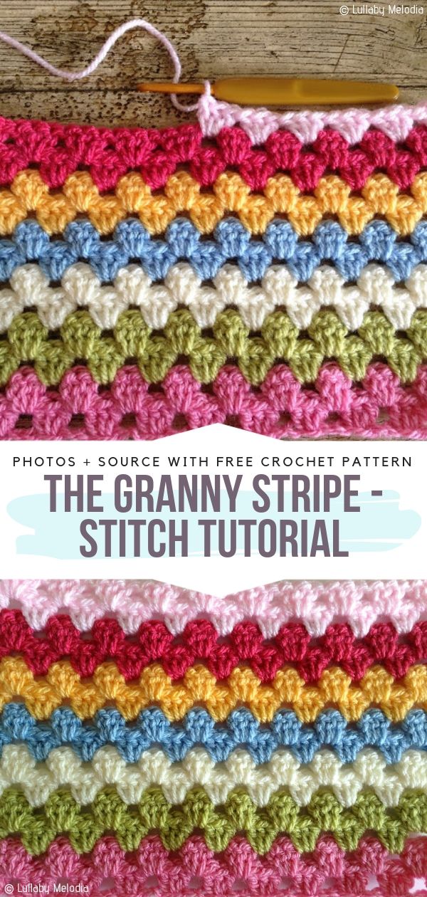 The Granny Stripe Stitch Tutorial