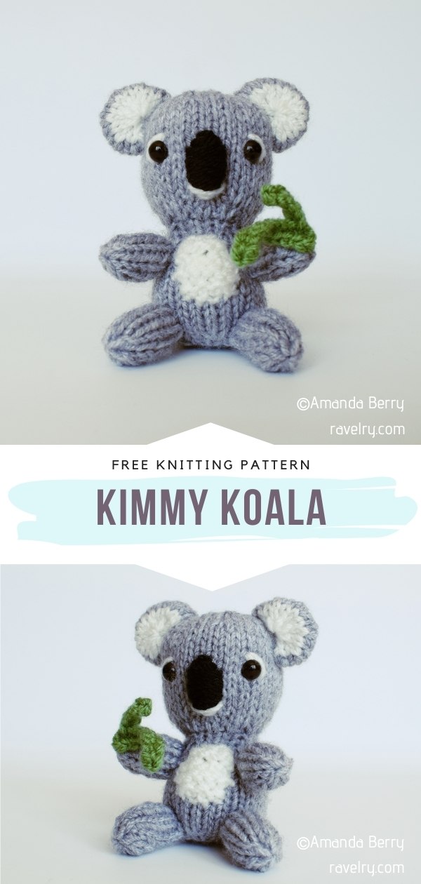 The Cutest Koala Bears - Toys with Free Knitting Patterns