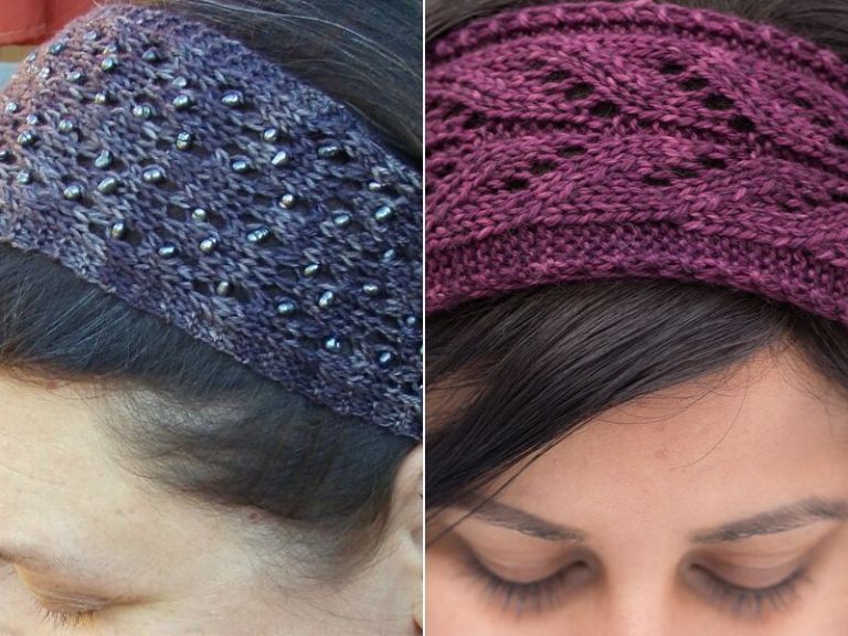 Delicate Knitted Headbands Free Patterns