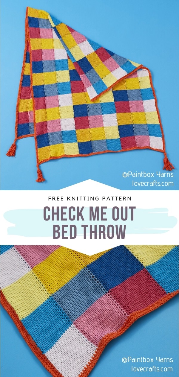 Colorful Bed Throw