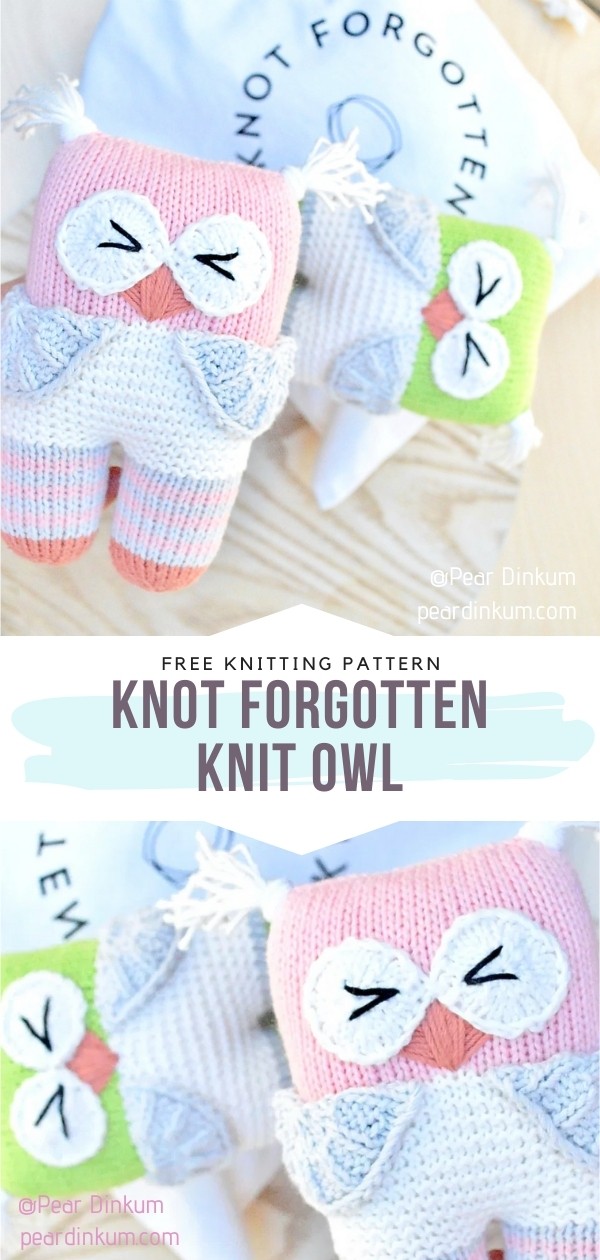 Absolutely Charming Knitted Owls - Free Patterns