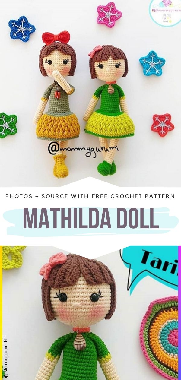 Adorable Amigurumi Dolls - Free Crochet Patterns