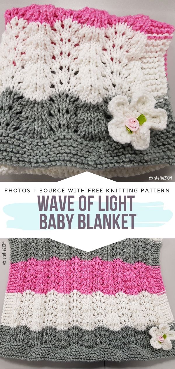 Soft Ripple Baby Blankets Free Knitting Patterns