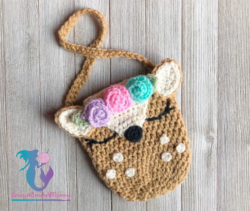 Crochet Deer Purse